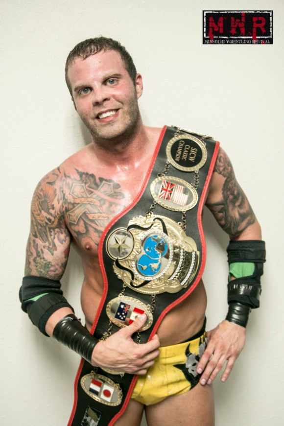 Heath Hatton made Ken Kasa submit to become SICW's champion July 26.  Photo: Brian Kelley